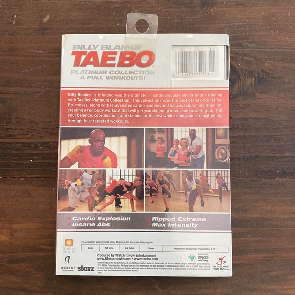 Taebo Billy Blanks workout DVD. Four Workouts on One DVD - Picture 2 of 4